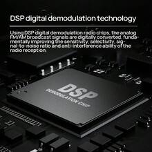 PHILIPS TAR1368 Pointer FM Radio, Mini Portable AM/FM Radio, Uses 2 AA Batteries, Headphone Jack (Batteries Sold Separately), Black - Black - View 2