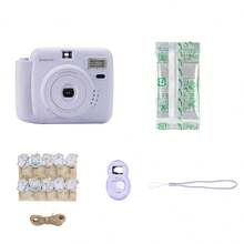 Popoto Instant Camera, Compatible With Mini Instant Film, Includes 10 Sheets Of Film, Built-In Flash, Optical Imaging, Center Viewfinder, Vintage Film-Like Photo Quality (Batteries Not Included) - Camera + Film, Selfie Mirror - View 14