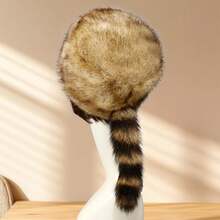 Winter Warm Hat For Women Soft Touch Fur Winter Hat Warm Skiing Hat For Cold Weather Headcover - A - 查看 3