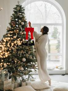 Accesorios de coche con piernas de elfo de Papá Noel, decoración navideña para el hogar, adornos colgantes para el árbol de Navidad, regalos de Feliz Año Nuevo