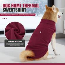 Dog Fleece Sweater, Soft Dog Vest Apparel Sleeveless Puppy Winter Cold Weather Clothes Doggie Jacket Pullover For Small Medium Dogs And Cats