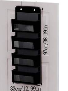 1 Peça Bolsa de Armazenamento Suspensa Organizador de Armazenamento Sobre a Porta - Suporte Suspenso para Quarto/Armário! Armazenamento de Grande Capacidade Sem Prateleira, Economizador de Espaço e Tecido Não Tecido Resistente