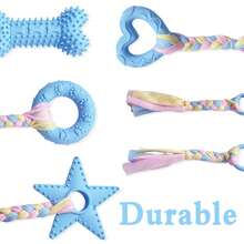 Luxury Puppy Toys For Teething Small Dogs, Puppy Chew Toys With Cute Squeaky Dog Toys, Toys For Puppy To Small Dogs - Multicolor - View 3