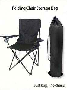 1个可折叠椅收纳袋（不含椅子），花园椅收纳袋，手提袋，便携袋，户外露营，徒步旅行，沙滩，钓鱼，园艺，野餐配件袋（不含椅子） - 彩色 - 查看 5