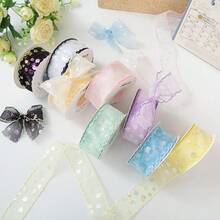 10 Yards/4CM Wide Elegant Satin Ribbon Bows, Suitable For Crafts, Bouquet Wrapping, Gift Packaging, Bows, Decorative Ribbons, Wedding Decor, DIY Rose Flower Materials, Ribbon Decorations, Cake Gift Packaging, Webbing, Party Or Bow Satin Ribbon
