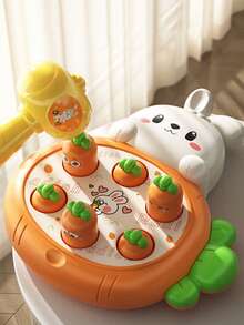 Children's Educational Whack-A-Mole Toy: Easter Bunny, Interactive Early Learning Game Suitable For Boys And Girls Over 3 Years Old, Great Gift For Christmas, Easter And Birthday