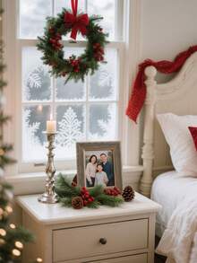 1/3/5/130 chiếc Cành trang trí Giáng sinh nhân tạo 11,41 inch - Cành quả mọng đỏ hỗn hợp, cành thông giả với quả thông phun sơn và lá cây nhựa ruồi, tạo nên những lẵng hoa và vòng hoa tuyệt đẹp, thích hợp cho trang trí ngày lễ mùa đông, trang trí ban công, trang trí hiên nhà, hoa mùa thu, trang trí phòng mùa thu, trang trí Giáng sinh, trang trí ngoài trời Halloween, nhà bếp, trang trí tựu trường, phòng tắm, đồ dùng cần thiết cho sinh viên đại học, quà tặng Giáng sinh, đồ nội thất sân vườn, quà tặng cho phù dâu. - Đỏ Xanh 1 - Xem 6