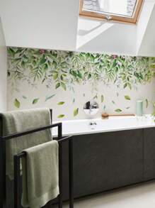 2 件/套叶子和蝴蝶图案墙贴，卡通 PVC 可移除墙标贴花，用于家居装饰，贴纸，墙贴花，乙烯基贴花，用于家居装饰，春季装饰品让您的家焕然一新，拉玛装饰贴纸礼物生日毕业 - 彩色 - 查看 7