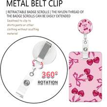 1 Conjunto (Clipe de Crachá + Porta-Cartão + Cordão) Porta-Crachá Azul, Carretel de Crachá com Cordão Retrátil, Acessórios de Assistente Médico com Cordão Destacável, Chaveiro Durável com Porta-Cartão Vertical e Etiqueta de Nome, Adequado para Enfermeiras, Professores, Estudantes, Escritório, Mulheres, Homens, Médicos, Funcionários, Presente do Dia da Enfermagem - Estetoscópio Azul