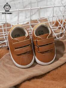Giày thể thao đế mềm thoáng khí thoải mái cho trẻ sơ sinh chống trượt - màu nâu - Xem 4