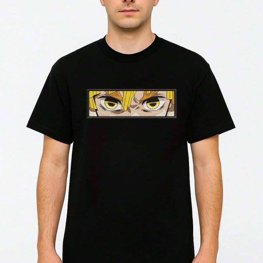 Camiseta estampado grafico animado anime cómodo suave verano otoño - Amarillo - Ver 1