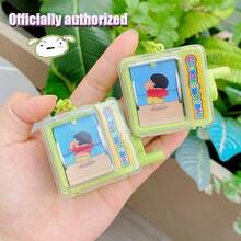 蜡笔小新趣味手摇动画翻书钥匙扣吊饰 - 动漫周边、手持卡通背包挂件、创意饰品、娃娃包配件 - 綠色 - 查看 7