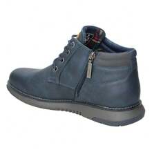 REFRESH | Stivali casual Refresh da uomo – Stivali dettagliati – Stivali con cerniera e lacci – Stile casual – per l'inverno – Comodi e versatili – Abbinabili – Modello 173249 - Blu - Visualizzare 5