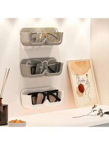 1 Peça Suporte para Armazenamento de Óculos, Espaço de Armazenamento Grande e Portátil, Estojo Chique para Óculos de Sol/Óculos/Óculos de Leitura, Adequado como Presente para Amigos, Todas as Estações
