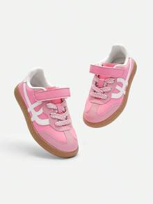 Balabala Kids Sneakers Retro German Training Shoes Boys Girls 2025 Fall New Casual Shoes - Pink - View 5