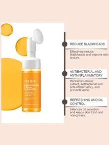 Sữa rửa mặt se khít lỗ chân lông nghệ 100ml, kem làm sạch da mặt với nghệ và axit glycolic, làm sạch dầu thừa, dưỡng ẩm da mà không gây khô căng, giảm mụn đầu đen, cải thiện kết cấu da, làm sáng da, tẩy tế bào chết nhẹ nhàng, mang lại làn da trẻ trung rạng rỡ. - Sữa rửa mặt nghệ se khít lỗ chân lông - Xem 5