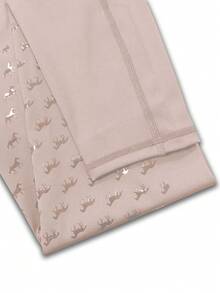 Women's High Waist Equestrian Pants, Full Seat Silicone, Horse Pattern, Tight Tummy Control, Elastic Waist Slim Fit Riding Pants, Dual Side Pockets, Equestrian Sports Trousers - Baby Pink - View 9