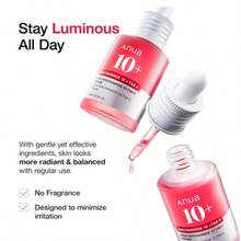 Anuaa NIACINAMIDE 10%+TXA 4% Serum,Un sérum formulado con un 10% de Niacinamida y un 4% de TXA, diseñado para lucir un aspecto más radiante y equilibrado,Gota de suero ligero y acuoso no graso - Rojo - Ver 4