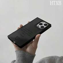 Teléfono con diseño de tres corazones negros, compatible con los modelos 16 Pro, 16, 15 Pro, 14, 14 Plus, 13, 13 Pro, 12 Pro y 12 Pro. Ofrece protección antigolpes completa con una gran apertura, un elegante marco brillante y una pantalla mejorada. - Amarillo - Ver 3