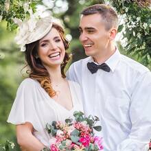 Fascinator Headband Women High Church Hats Cocktail Halloween Garden Tea Party - Cream - 查看 5