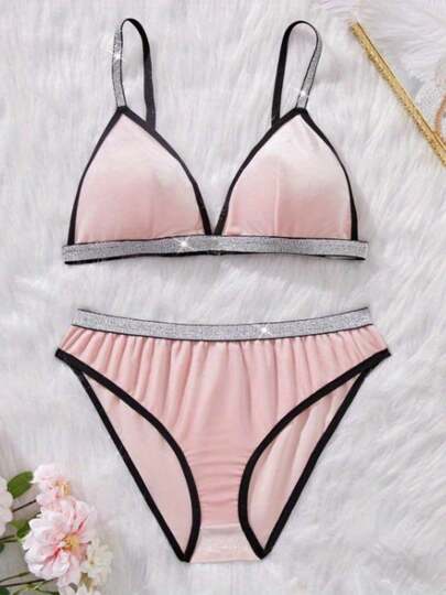 Women's Sexy Underwear Set - Satin Lace Deep V-Back Teddy Bear With G-String, Bridal Pajama, Couple Gift, Suitable For School Season, Christmas, Halloween Essential, Unique Style, Eye Catching, Generous And Beautiful.