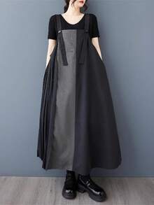 Women Long Dresses - 黑色 - 查看 1