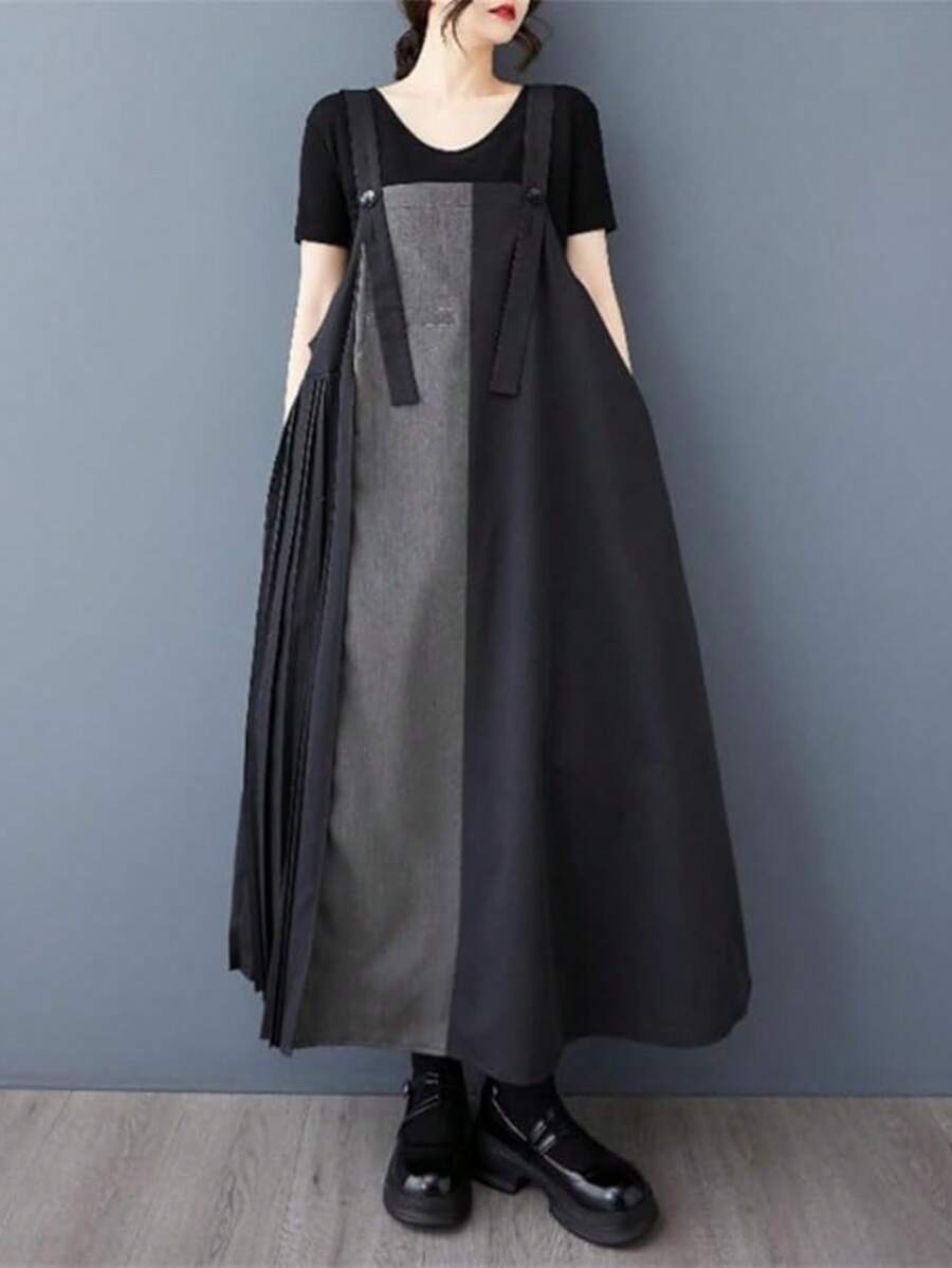 Women Long Dresses - 黑色 - 查看 1