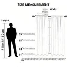 2pcs Enchanting Blue Butterfly Forest Curtains - Durable Polyester Fiber, Digital Printing, Vibrant Colors, Pole Bag Design, Easy To Hang, Fade Resistant, Ideal Choice For Living Room Decoration