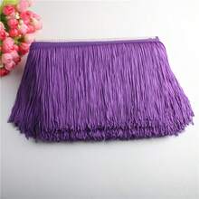2/10Yards/Pack 15cm Fringe Trim Lace Polyerter Fibre Tassel 4inch Wide Long For Clothes Accessories Latin Wedding Dress DIY Lamp Shade Decoration - Multicolor - View 21