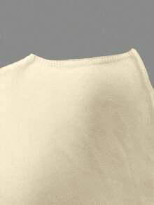 Ladies Solid Cowl Neck Knit Poncho, Fall Winter Versatile Outerwear - Apricot - View 10
