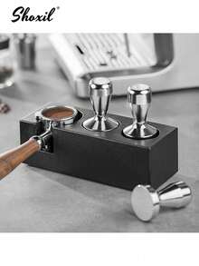 shoxil 1 件咖啡压粉器 51/53/58 毫米，意式浓缩咖啡压粉器，不锈钢咖啡压粉器 - 銀色 - 查看 5