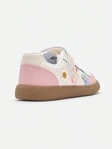 Balabala 2025 Autumn New Girls' Low-Top German Sports Shoes, Color Block Design - White and Red - View 6