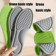 1 para sportowych wkładek do butów z amortyzacją PU, sportowe wkładki amortyzujące 4D, miękkie wkładki PU, miękkie i oddychające, wysoka elastyczność, amortyzacja wstrząsów i potu, unisexowe wkładki do biegania, brak zmęczenia stóp, masaż lateksowy, uniwersalne wkładki