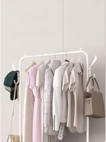 1 szt. Szafa; Przenośna szafa; Wielofunkcyjny organizer do szafy, wieszak na buty i kapelusze, szerokość 23,62 cala, przenośny wieszak, półka na buty, półka do przechowywania, przenośny wieszak do sypialni, zdejmowany, łatwy w demontażu i montażu, odpowiedni do salonu, przedpokoju, sypialni, gabinetu, biura, prezentu świątecznego, prezentu bożonarodzeniowego