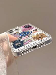 1 Ốp lưng điện thoại TPU trong suốt chống vân tay họa tiết mắt quỷ cá nhân hóa thời trang tương thích với iPhone 16 ProMax/16/16 Pro/16 Plus/11/15/15 Pro/15 ProMax/12/13/14 ProMax/XS/XR/11 Pro/11 ProMax/12 Pro/12 ProMax/13 Pro/13 ProMax/7 Plus/14 Pro/14 ProMax/14 Plus/7 Plus/8 Plus/8/SE2/12 Mini/13 Mini, Vỏ mềm, Chống ố vàng - Nhiều màu - Xem 5