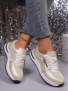 Women Athleisure Sneakers - Breathable Lightweight Sport/Walking Shoes, Suitable For Indoor/Outdoor Fitness, Gym, Travel, Work, Best Paired With Sports Pants