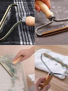 1/2件装手动除毛器，衣物除毛器，家用羊毛干洗器，毛絮去除器，剃毛工具。便携式手动除毛器，织物毛絮修剪器，温和宠物除毛刷（适用于猫狗），高效宠物除毛工具（适用于沙发、地毯、床）（颜色和款式随机） - 彩色 - 查看 8