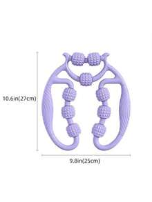 1 Stück Kreismassagegerät, Bein-Knetgerät & Entspannungsausrüstung mit PP-Rollrädern, Yoga-Rolle für Oberschenkel-Muskelentlastung Fitness-Ausrüstung Gym-Zubehör, Sport, Gym, Heimübung, Massagegerät, Massage