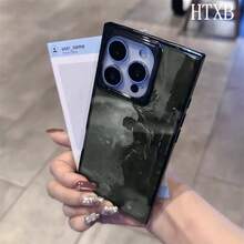 Teléfono con un diseño de bloques con demonios y ángeles, compatible con los modelos 16 Pro, 16, 15 Pro, 14, 14 Plus, 13, 13 Pro, 12 Pro y 12 Pro, ofrece una cobertura completa a prueba de golpes, un corte grande, un marco elegante y brillante y excelente - Amarillo - Ver 3