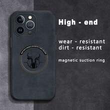 Funda magnética para teléfono con diseño del Zodíaco, imitación piel de oveja, compatible con phone 12, 13, 14, 15, 16 Plus y Pro. Elegante y de alta calidad. El regalo perfecto. Diseño vintage. Para ella. Funda para teléfono. Estética clásica. Premium. Piel sintética. Protectora. Cierre magnético. Para usuarios y amantes del zodiaco. - Colores mixtos 4 - Ver 7