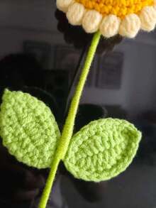 1 Stück handgefertigte gewebte Sonnenblume mit lächelndem Gesicht, kommt mit individueller Verpackung