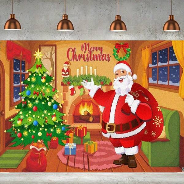 Peinture décorative de Joyeux Noël, bannière d'arrière-plan pour la décoration de fête de Noël et du Nouvel An