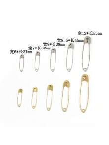 50-500 DIY Steel Safety Pins, Modern Minimalist Home Safety Pin Set, Suitable For Fixing Clothes, Fixing Clothes Labels, Cuff Pins, And Essential Household Pins