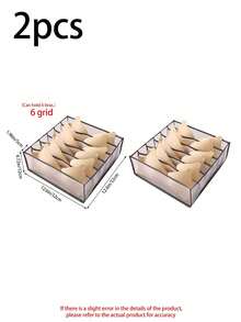 1pc Space-Saving Bra Storage Box - Multi-Functional Wardrobe Drawer Divider, Suitable For Underwear, Socks, Lingerie & Accessories - Foldable Storage Box, Good Solution For Organizing Underwear, Drawer Storage ,Jewellery Box,Pouch,Makeup Brush Holder,Brush Holder,Perfume Organiser,Pouch Bag,Gifts For Women,Christmas Gifts,Gift Ideas For Women - Multicolor - View 13