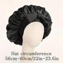 1pc/Set Satin Bowknot Adjustable Elastic Sleep Cap, Lightweight Bathing Shower Cap - Comfortable Fit With Drawstring, Unisex Hair Care For Sleeping, Satin Smooth Design Sleep Bonnet - Multicolor - View 2