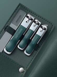 3 Pieces Set Nail Clipper Set, Sharp Fingernail And Toenail Clippers Clippers, Nail File, Thick Nail Trimmer, Stainless Steel Toenail Clippers For Manicure And Pedicure