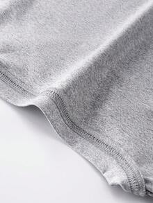 Young Girl Virgin Mary Graphic Round Neck Short Sleeve Casual T-Shirt