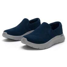 Skechers Men's Casual Shoes, Comfortable Lightweight Casual Minimalist GO WALK FLEX Slip-On Walking Shoes 216497-NVY - Navy Blue - View 3