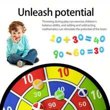 6 Stücke/12 Stücke Sticky Ball Dart Plate Set, Indoor-outdoor-spielzeug, Eltern-kind-interaktion, Geburtstagsgeschenk, Partyspielzubehör