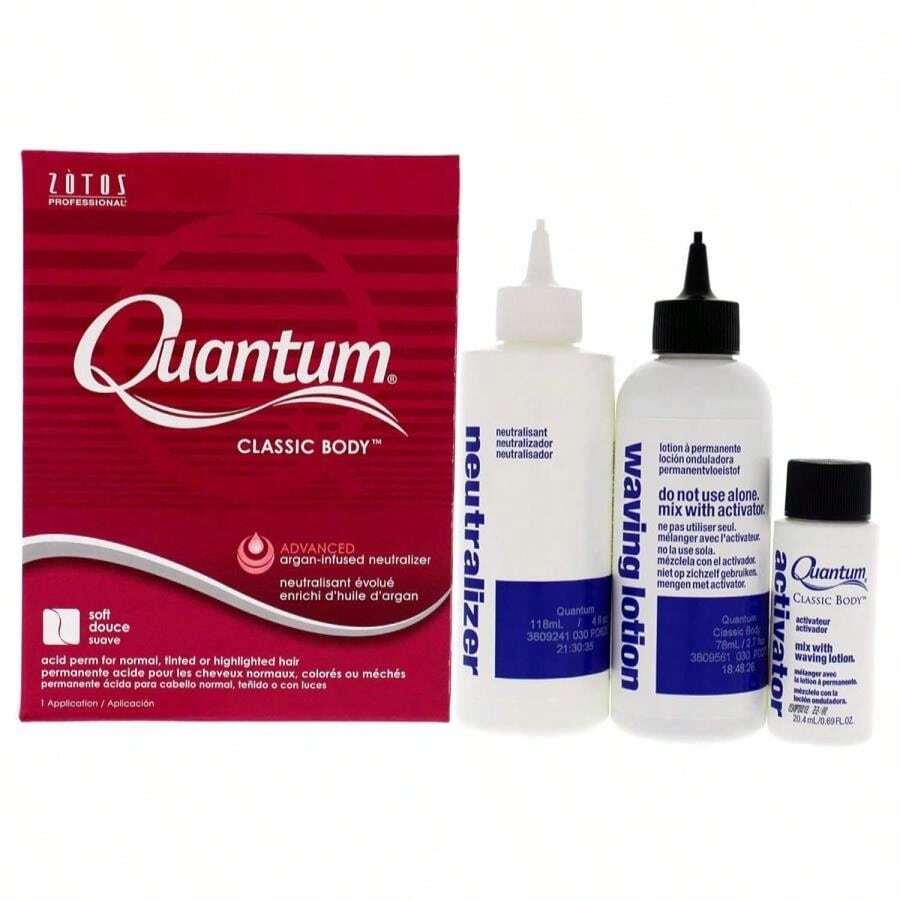Zotos Quantum Classic Body Acid Permanent Unisex Treatment 1 Application - trắng - Xem 1